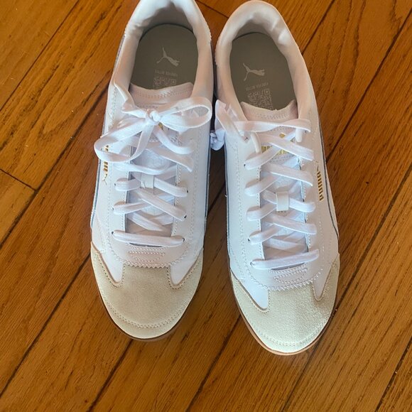 PUMA Club 5v5 Lux Men's Sneakers in White Size 11.5 - Picture 4 of 5